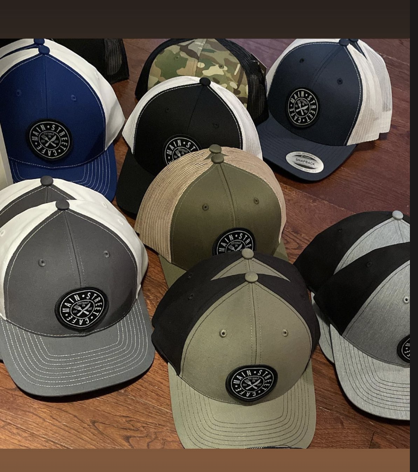 Collection of MSC caps in many colors